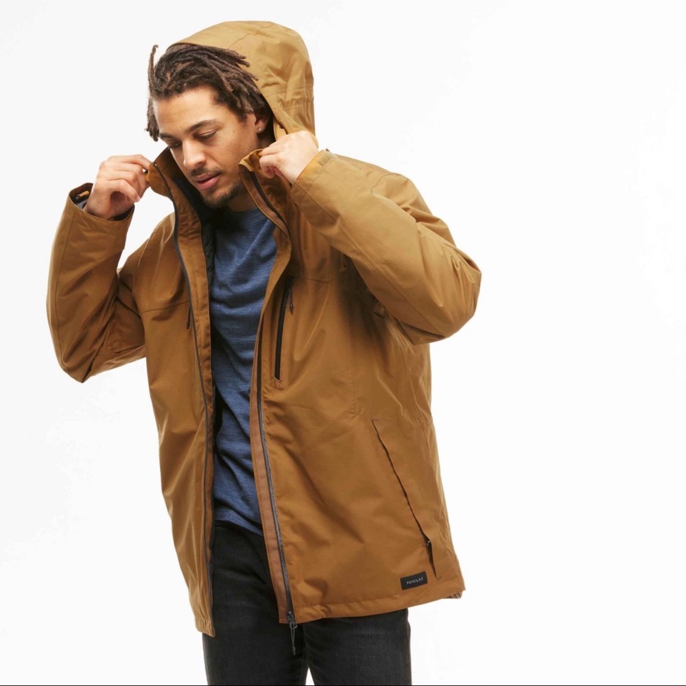Men’s 3-in-1 Waterproof Coat- MH 500 Mountain Forclaz Decathalon